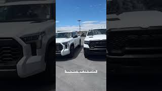 Which Truck Is Best 2025 Rebel vs Toyota Tundra [upl. by Bocyaj243]