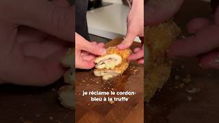 RECETTES DE CHEF POUR LES FÊTES ÉPISODE 9  CORDON BLEU À LA TRUFFE 🤩🎉Part 1 recette cuisine [upl. by Dominy]