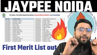 Jaypee Noida sector 62128 First merit List out  Cutoff [upl. by Ahsatak]