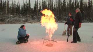 UAF  2010  Hunting for methane with Katey Walter Anthony [upl. by Gilbertine]