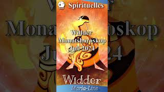 Widder SPIRITUALITÄT ✨ Horoskop Juli 2024 [upl. by Aleihs]