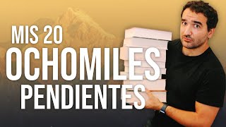 Mis 20 OCHOMILES literarios PENDIENTES  ESPECIAL 40K SUSCRIPTORES [upl. by Aikenahs]