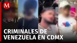 Tren de Aragua serían responsables de la muerte de mujeres venezolanas en CdMx [upl. by Anirtep]