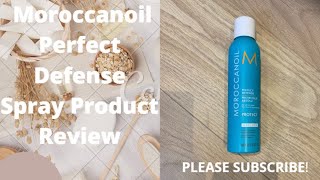 Moroccanoil Perfect Defense Spray Product Review [upl. by Trey]