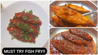 Super Delicious Fish Fry 😋மீன் வருவல்Fish Fry Recipe TamilMeen Varuval [upl. by Thad]