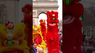 ChampsElysées Paris Celebrations of the Chinese New Year cr Loic Lagarde [upl. by Angadresma]