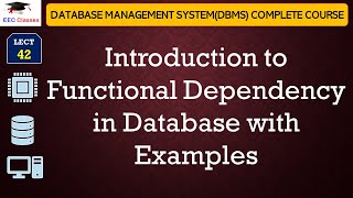 L42 Introduction to Functional Dependency in Database with Examples  DBMS in Hindi [upl. by Krm443]