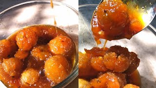 Amlokir Murabba RecipeEasy Amla Murabba Recipe Soft and Juice Murabba reciperuparrannaghor [upl. by Eatnohs]