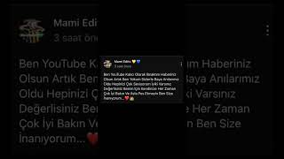 Kral bırakıyomuş bugünde mami abi için yakıyoruzYtMamiEdits44 YtMamiEdits44 [upl. by Yddeg]