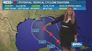 Potential Tropical Storm likely to become Cat 1 hurricane expected to move in Gulf of Mexico [upl. by Harrington]