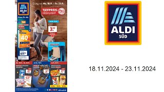 Aldi Süd Prospekt DE  vom 1811 bis 23112024 [upl. by Enelym]