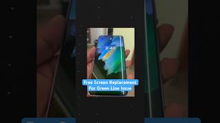 Samsung Free Screen Replacement for Green Line Issue [upl. by Chrysa950]