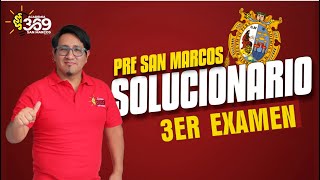 SOLUCIONARIO 3ER EXAMEN DE LA PRE SAN MARCOS 2023  II [upl. by Enelaj826]