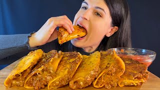 HOMEMADE BOLOGNESE TACOS  MUKBANG  ASMR  EATING SOUNDS [upl. by Min]