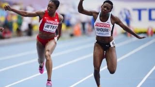 Sainsburys Indoor Grand Prix 2015 60m Murielle Ahouré 710 [upl. by Ambros193]