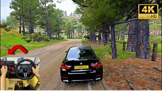 BMW M4  Steering Wheel  Shifter Forza Horizon 5 Gameplay [upl. by Attevroc]