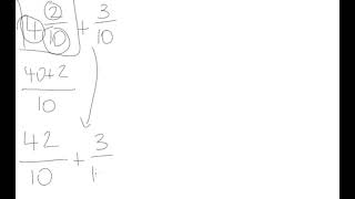 Adding mixed fractions  same denominator [upl. by Nostrebor333]