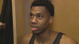 Hassan Whiteside  Miami Heat vs Dallas Mavericks postgame 2316 [upl. by Llekcir]