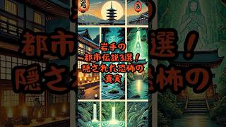 都市伝説！岩手の都市伝説３選！隠された恐怖の事実 都市伝説 岩手 ミステリー 恐怖 [upl. by Rudolph]