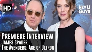 James Spader Interview  Avengers Age of Ultron World Premiere [upl. by Kiernan]