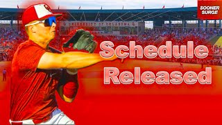 OU Baseball 2024 Baseball schedule is released [upl. by Atinehc]