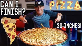 Fat Cats Epic 30Inch Pizza Challenge  Insane Cheat Meal [upl. by Anilam]