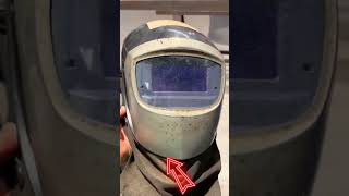 welding helmet wear this helmet if you weld metalweldingmachine welder shorts [upl. by Dermott]