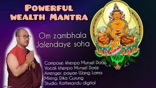 Zambhala Mantra Chanting  powerful Mantra for wealth [upl. by Juno]