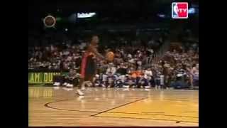 2004 Jason Richardson off the backboard between the legs dunk [upl. by Varrian]