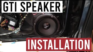 MK6 VW GTI Speaker Replacement  Installation [upl. by Accemahs603]