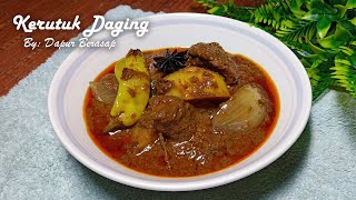 KERUTUK DAGING KELANTAN  DAGING MASAK KERUTUK [upl. by Kauffmann]