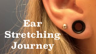 My Ear Stretching Journey 14g to 2g [upl. by Melville]