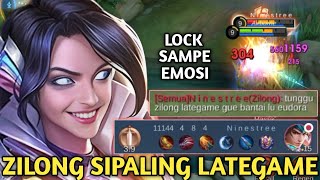 EUDORA LOCK ZILONG SIPALING LATEGAME SAMPE NAIK DARAH BUILD EUDORA TERSAKIT 2024 MOBILE LEGENDS [upl. by Meenen]