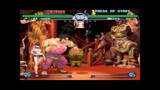 Street Fighter III 2nd Impact  Hugo Playthrough【TAS】 [upl. by Nahs]