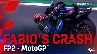 Fabios FP2 Crash  2021 BritishGP [upl. by Atteiram]