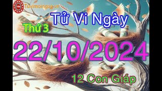 Tử vi thứ 3 ngày 22102024 của 12 cung hoàng đạo [upl. by Nnylyt]