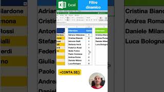 🚀 Come creare un elenco a discesa dinamico in EXCEL 💡shorts [upl. by Latnahs]