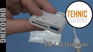 Unboxing Cheap USBC SD Card Reader [upl. by Ibby]