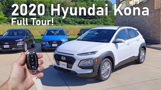 2020 Hyundai Kona SEL  Full Tour  Changes for 2020 [upl. by Ridinger]