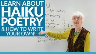 Learn to write poetry THE HAIKU [upl. by Gasser706]