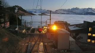 Zahnradbahn Rigi Kulm  Rigi Kaltbad Talfahrt 2020 Teil 2  Switzerland [upl. by Euqinom584]