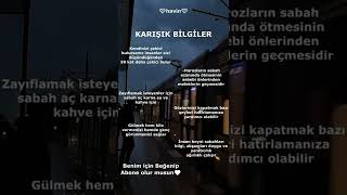 Karışık Bilgiler 🖤 [upl. by Maker]