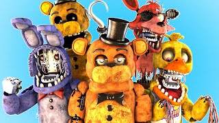 Every Withered Animatronic in a Nutshell [upl. by Noral939]