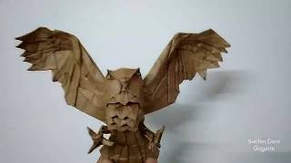 Origami Blakistons fish owl [upl. by Oznerol197]