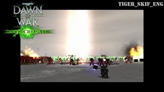 Attack on the forces of Space Marines Necrons  Warhammer 40000 Dawn of War  Dark Crusade [upl. by Maribelle]