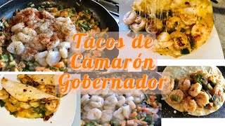 Tacos de CAMARÓN 🍤 GOBERNADOR [upl. by Pournaras]