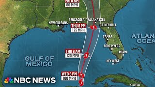 Hurricane Helene expected to rapidly intensify prior to landfall [upl. by Meakem]