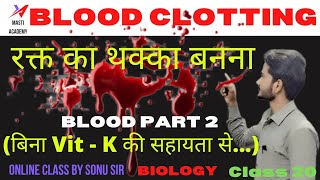 Blood Clotting  Blood Coagulation In Hindi [upl. by Omland]