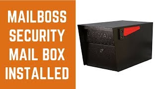 How to Install A Locking Security Mailbox By MailBoss [upl. by Syverson]