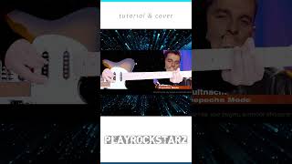 PERSONAL JESUS guitarra ⭐️ COVER amp TUTORIAL  TABS shorts [upl. by Francie688]